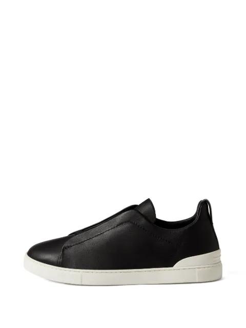 Zegna Triple Stitch Secondskin sneakers Black LHOTAS5207Z