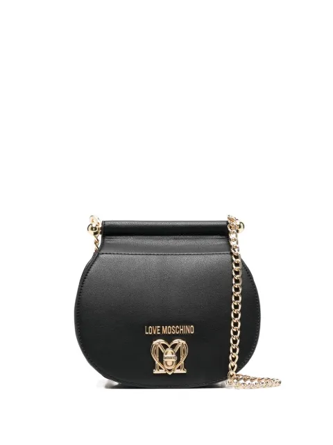 Love Moschino chain-link shoulder bag Black JC4308PP0GKF0