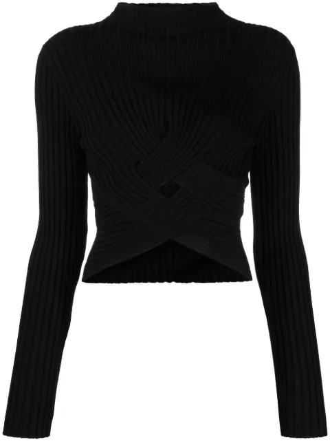 Stella McCartney cut-out knitted jumper Black 6K02593S2375