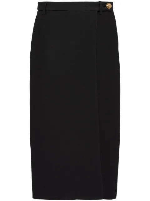 Prada tricotine midi skirt Black P144VS2311EVU