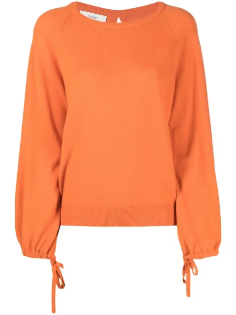 Pringle of Scotland round neck cashmere jumper Orange PWG908