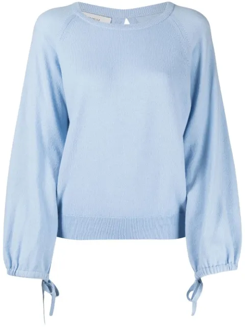 Pringle of Scotland round neck cashmere jumper Blue PWG908