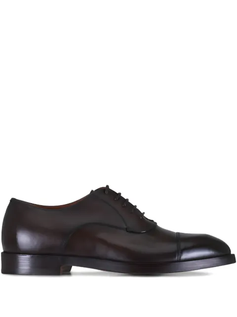 Zegna Torino leather Oxford shoes Brown LHCLGA5683Z