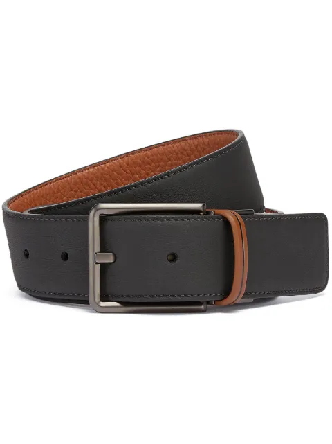 Zegna reversible leather belt Black LHACRB022VZ