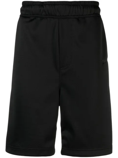Lanvin logo-embroidered track shorts Black RMTR00185583P23