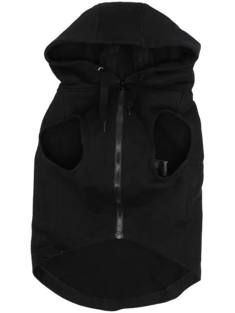 Prada logo-knit pet coat Black 2YX0101Y13