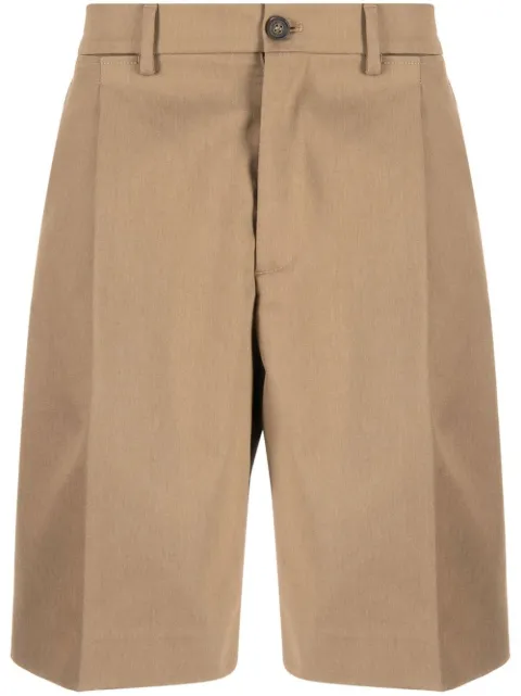 Golden Goose wide-leg Bermuda shorts Neutrals GMP01057P00078615369