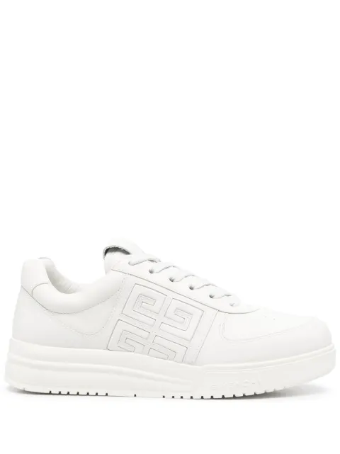 Givenchy White G4 Leather Low-Top Sneakers White BE0030E1L9