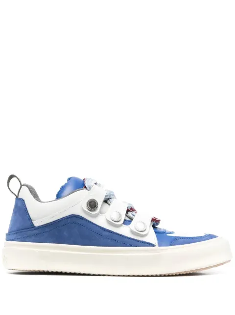 COUNTY OF MILAN Ticinella low-top sneakers Blue CMIA097S23LEA0014501