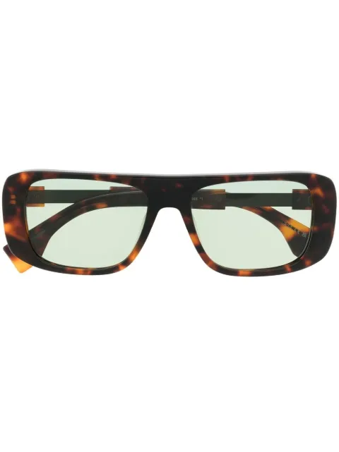 Marcelo Burlon County of Milan Eyewear Polygala tortoiseshell sunglasses Brown CERI027S23PLA0016455