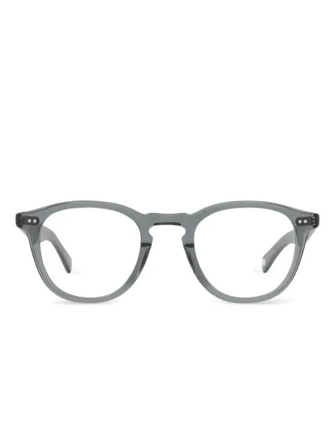 Garrett Leight Hampton round-frame glasses Grey HAMPTONX