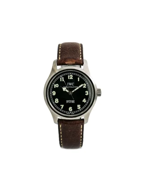 IWC Schaffhausen pre-owned Spitfire Battle of Britain 38mm Black IW3253005