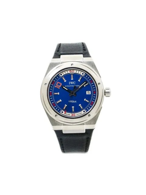IWC Schaffhausen pre-owned Ingenieur Zidane 44mm Blue IW323403