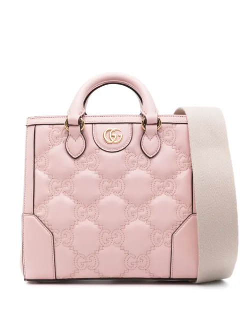 Gucci small GG matelassé top-handle bag Pink 728309UM8HG5941