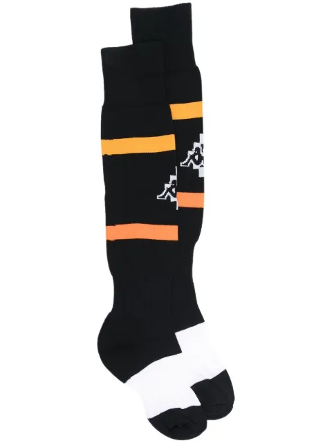 COUNTY OF MILAN AOP Folk Kappa soccer socks Black CMRA018S23KNI0011007