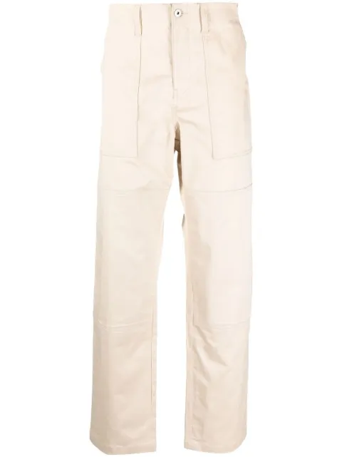 COUNTY OF MILAN Cross straight trousers Neutrals CMCA180S23FAB0016101