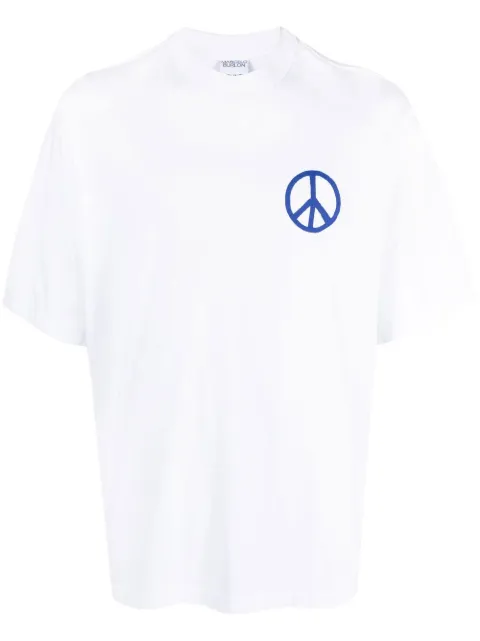 COUNTY OF MILAN County Peace logo T-shirt White CMAA054S23JER0070145