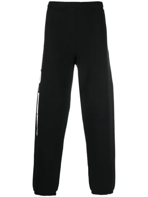 Heron Preston logo-print tracksuit bottoms Black HMCH027C99JER0021001