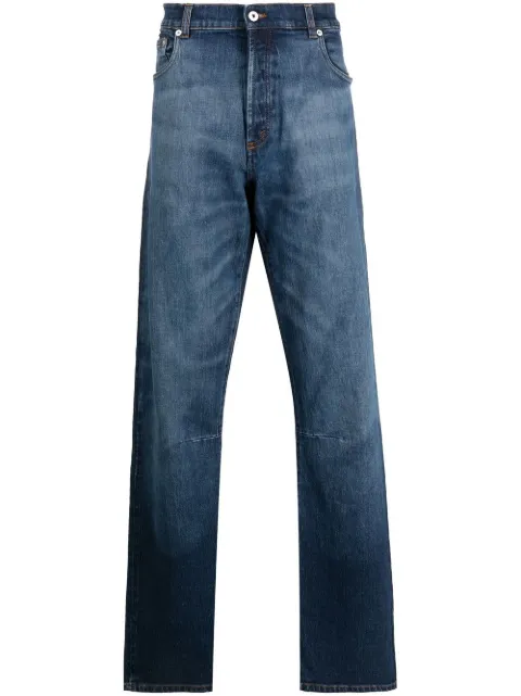 Heron Preston Ex-Ray straight-leg jeans Blue HMYA011S23DEN0014500