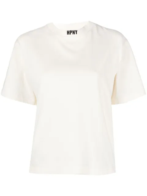 Heron Preston logo-print organic cotton T-shirt White HWAA033C99JER0020110
