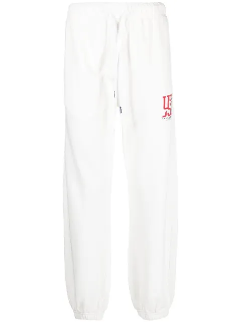 Autry logo-print drawstring track pants White PAIM2331