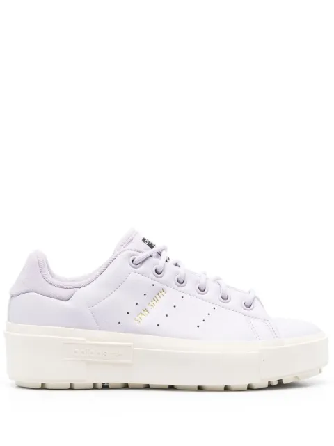adidas logo stamp low-top leather sneakers Purple HQ6044