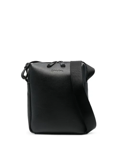 Calvin Klein logo-print messenger bag Black K508690