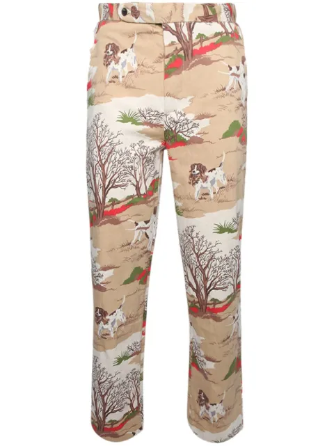 BODE Pointing Dog trousers Brown MRF22BT012