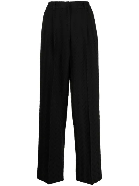Missoni zigzag tailored trousers Black DS23SI1NBR00JE
