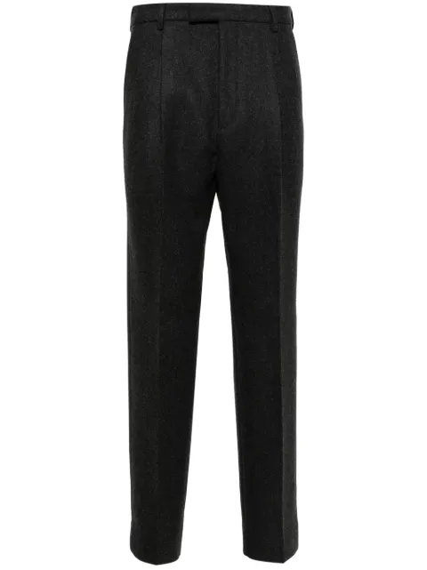 Gucci straight-leg cashmere trousers Grey 727665ZAK72