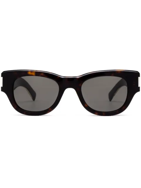 Saint Laurent Eyewear naked wire core cat-eye sunglasses Brown SL573
