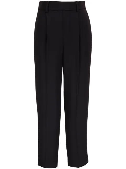Vince high-waist tapered-leg trousers Black V831522073
