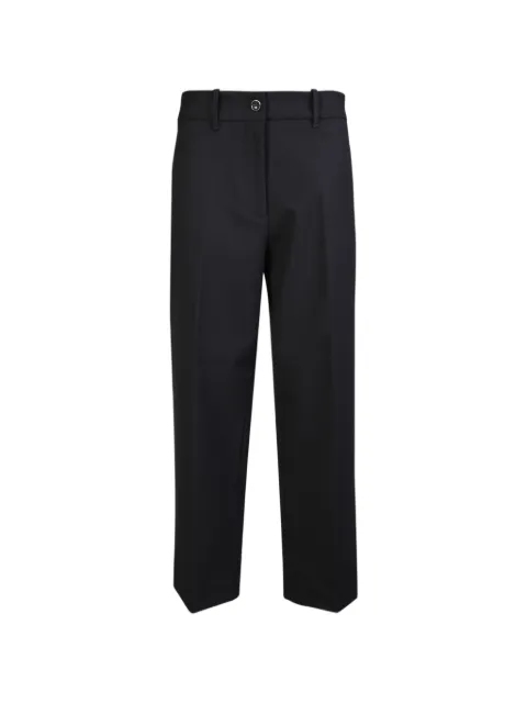 Nine In The Morning pressed-crease straight-leg trousers Black NEWTIMEA15WT66