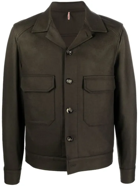 Dell'oglio long-sleeve button-up shirt Green ANEMONEE2718