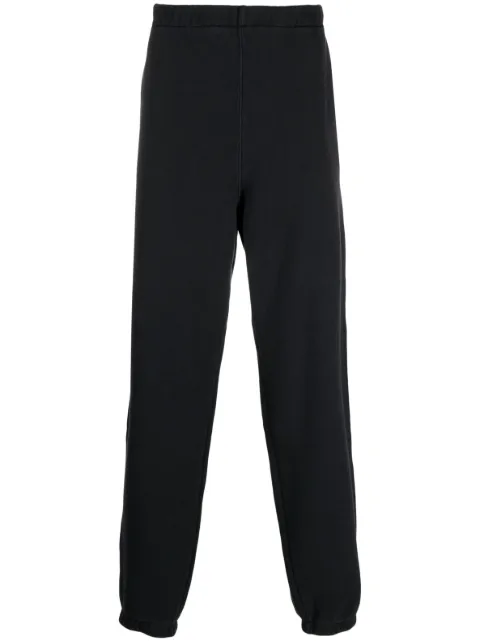 ERL jersey-fleece cotton track pants Black ERL06P033