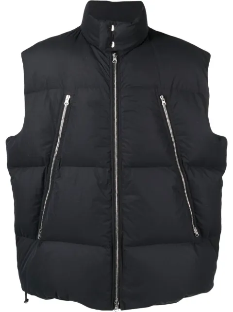 MM6 Maison Margiela high-neck padded gilet Black S52FB0075S76536