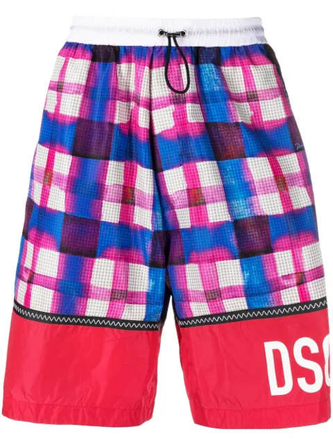 DSQUARED2 panelled-design deck shorts Blue S71MU0741S76688
