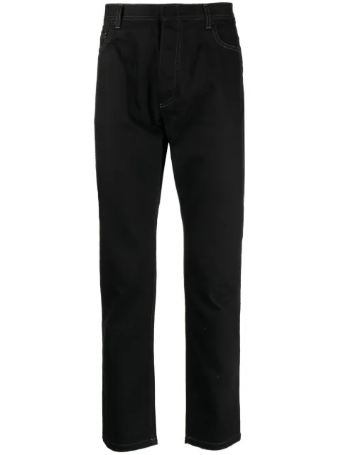Nicolas Andreas Taralis five-pocket skinny-cut trousers Black LE22HPJ10057000