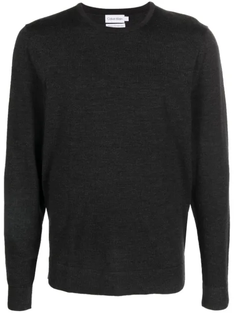 Calvin Klein Superior wool crewneck jumper Black K10K109474