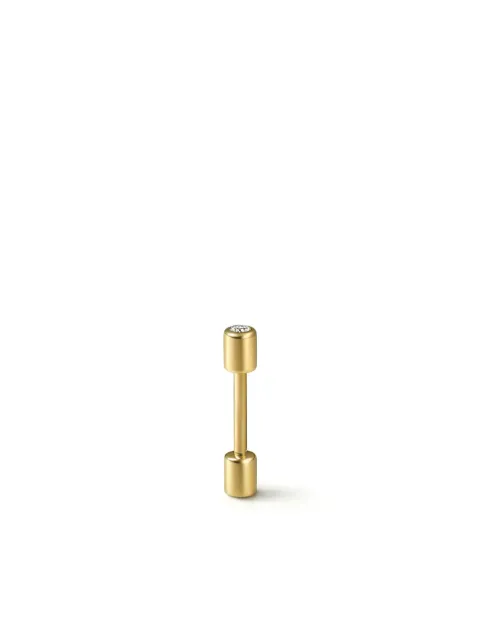 Shihara 18kt yellow gold Twist Pin 01 diamond earring Gold 04114EY010