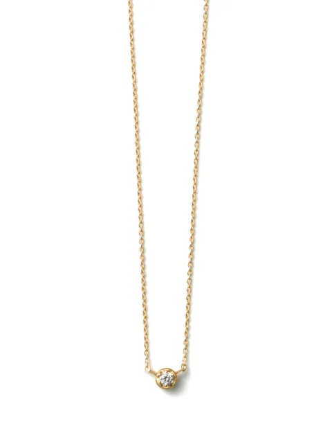 Shihara 18kt yellow gold One Stone diamond necklace Gold 03601NY380