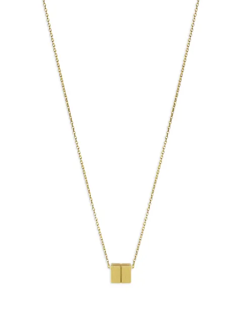 Shihara 18kt yellow gold Cube 01 necklace Gold 01501NY801