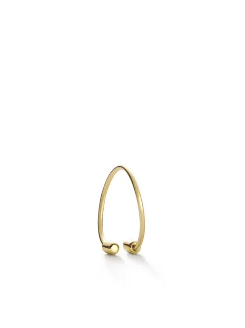 Shihara 18kt yellow gold Twist Round 01 earring Gold 04101EY010