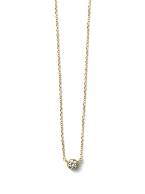 Shihara 18kt yellow gold One Stone diamond necklace Gold 03602NY380