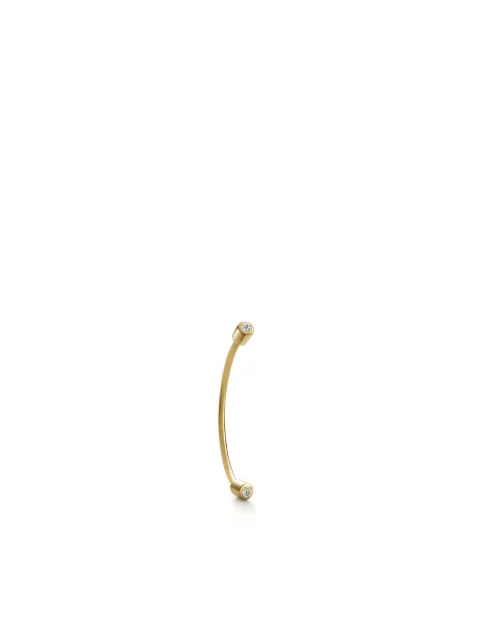 Shihara 18kt yellow gold Twist Curl 01 diamond single earring Gold 04113EY010