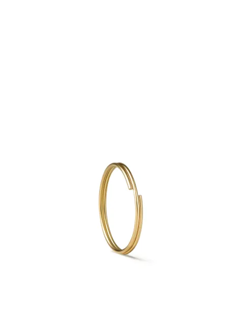 Shihara 18kt yellow gold Double Hoop 20 single earring Gold 04701EY200