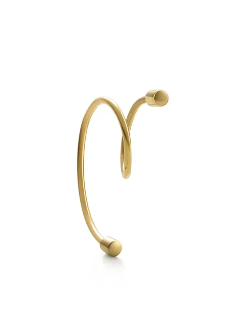Shihara 18kt yellow gold Twist Curl single earring Gold 04103EY2L0