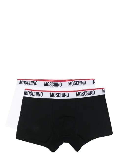 Moschino logo-print boxers set Black A13944300