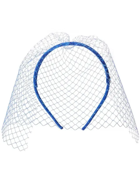 Maison Michel veil-detail headband Blue 2333004002