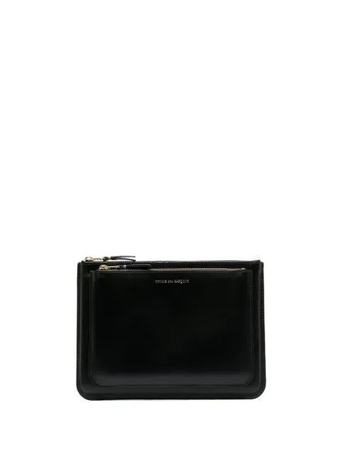 Comme Des Garçons Wallet multi-pocket zip wallet Black SA5100OP